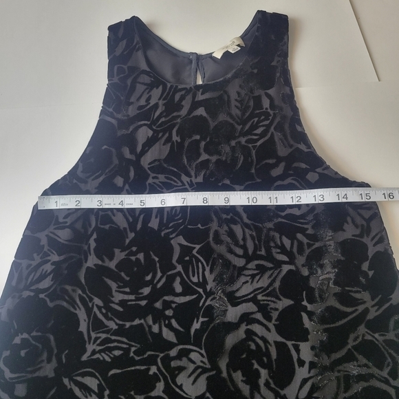 Aritzia Wildred Trompette Velvet  Sleeveless Dress Silk Black XS - Picture 9 of 12